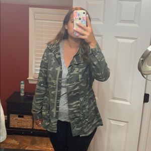 Torrid Camo Lightweight Jacket-TWILL ANORAK JACKET